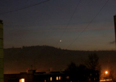 Венера на закате 21 ноября 2005 г.
