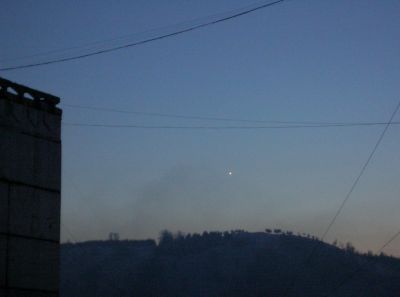 Венера на закате 23 ноября 2005 г.
