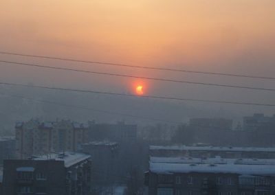 Частное солнечное затмение 4 января 2011 г.
г. Новокузнецк
