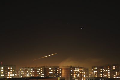 Падение обломков ступеней ракеты-носителя "Союз"
10 ноября 2009 г.
г. Барнаул
