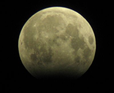 Частное лунное затмение 1 января 2010 г.

