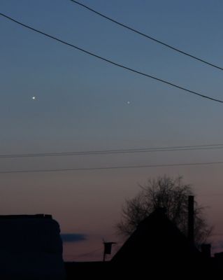 Венера и Меркурий
3 апреля 2010 г.
