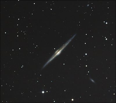 Галактики "Игла" (NGC 4565), NGC 4565A, NGC 4565B
