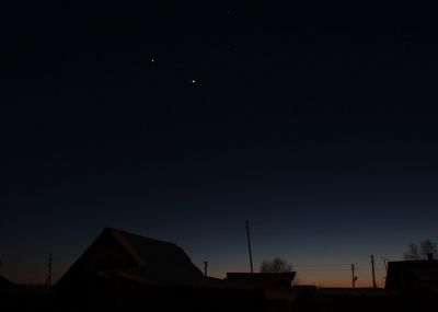 Юпитер, Венера и Меркурий
3 марта 2012 г.
