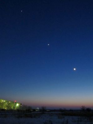 Юпитер, Венера и Луна
24 февраля 2012 г.
