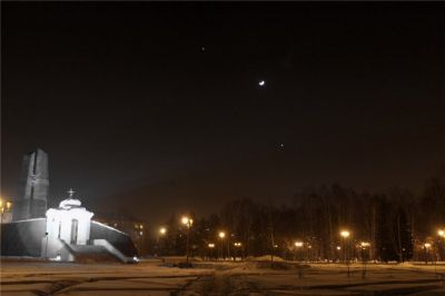 Юпитер, Луна и Венера
26 февраля 2012 г.
