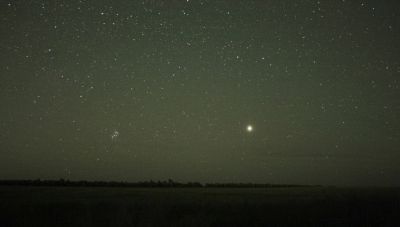 Плеяды и Юпитер
8 августа 2011 г.
