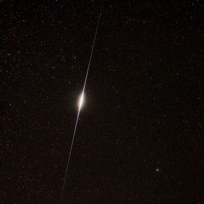 Вспышка Iridium 47
19 июля 18:28:24 UTC, блеск ~-6m
Ключевые слова: Спутник Иридиум