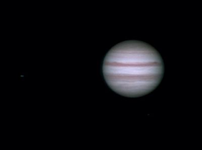Юпитер
22 октября 2011 г., 16-45UT
Слева - Ио, ниже - Каллисто
