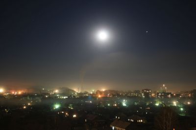 Ночной пейзаж
Плеяды, Луна, Юпитер
