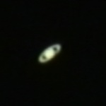 Сатурн в маленький телескоп